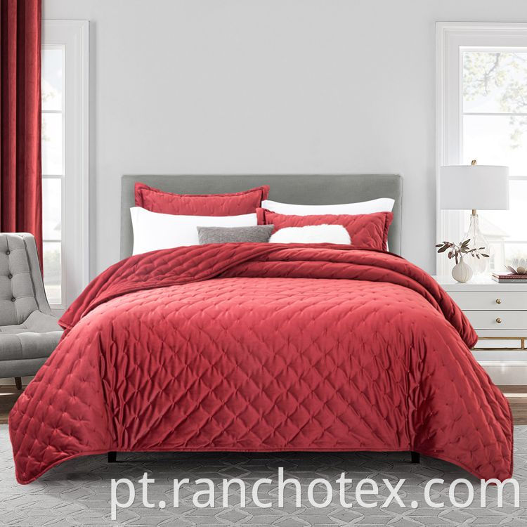 Velvet Microfiber Bedspreads